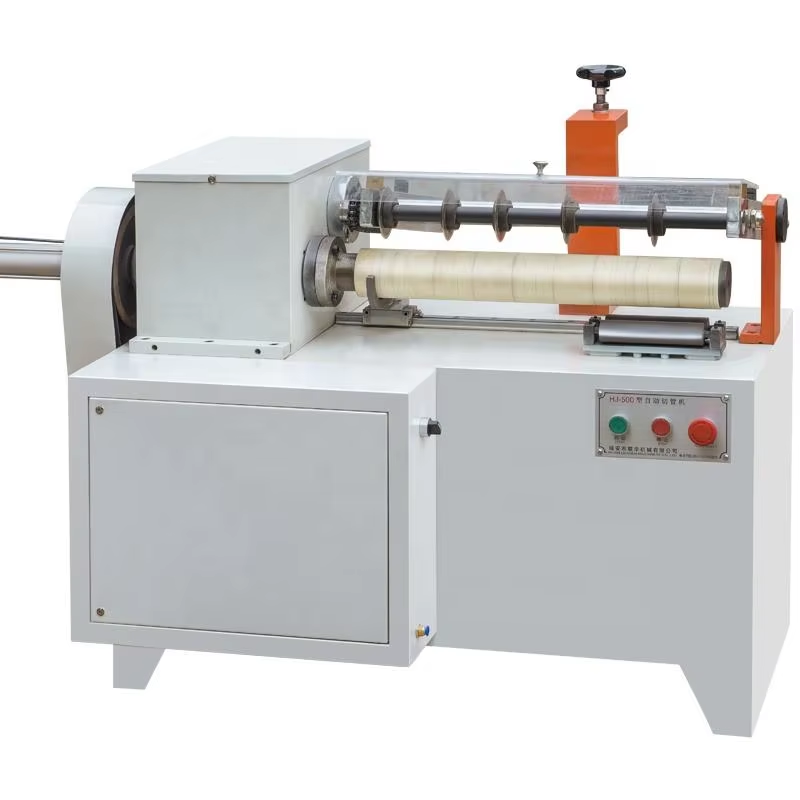 Cost-Effective Engine Motor Gear Multi Blades Automatic Paper Pipe Cutting Machine 1" 2" 3" Cardboard Tube Cutter 220V/380V