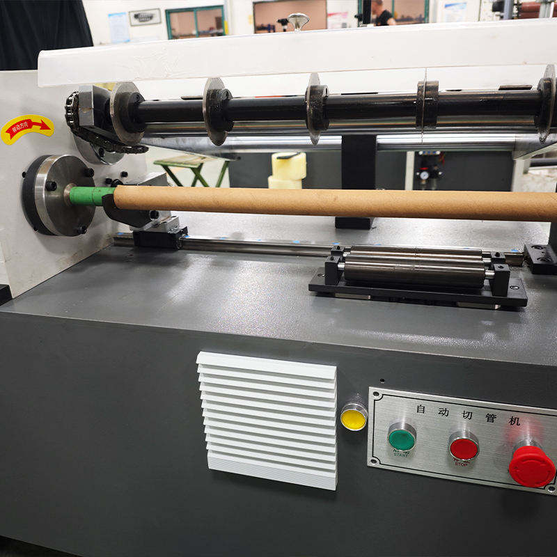 Cost-Effective Engine Motor Gear Multi Blades Automatic Paper Pipe Cutting Machine 1" 2" 3" Cardboard Tube Cutter 220V/380V - 图片 2